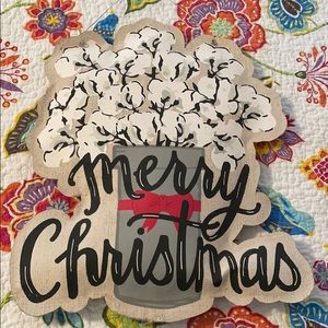 NWT Glory Haus Merry Christmas Burlee with Cotton
